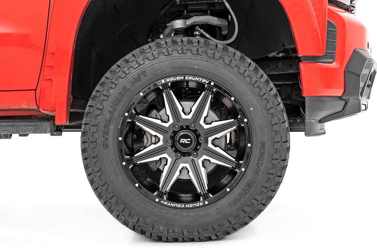 Ford F-150 Wheel - Rough Country - Series 91 - Gloss Black w/Milled Accents - '04-'23